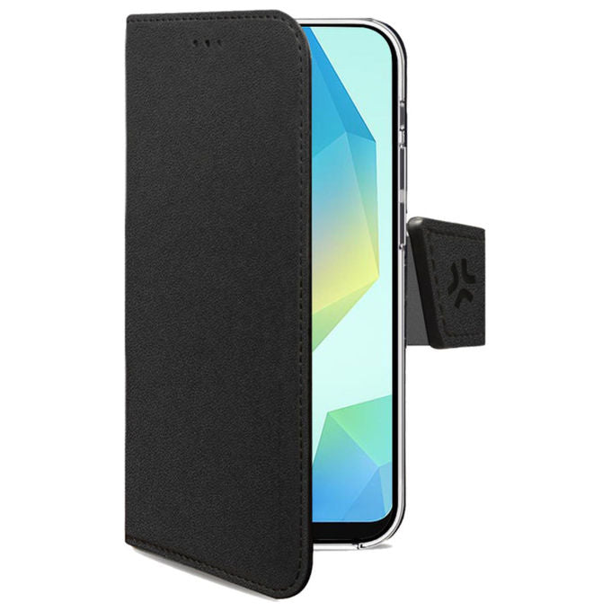 Celly Wally Custodia a Portafoglio per Samsung Galaxy A17 5G Nera