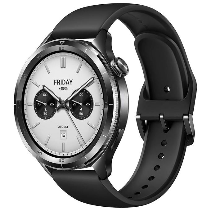 Xiaomi Watch s4 Black Smartwatch con Display Avanzato e Funzioni di Monitoraggio della Salute