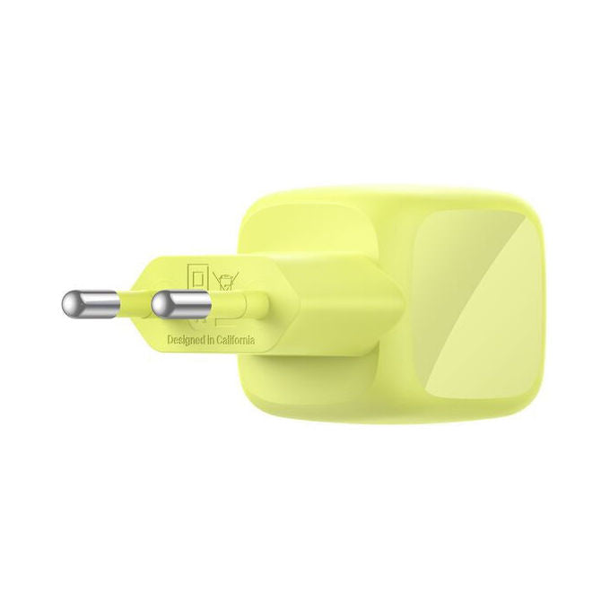 Belkin WCA008KQ2MGR-B6 BoostCharge Caricatore USB-C 30W PD con Cavo 2 m Tipo C a Tipo C colore Verde