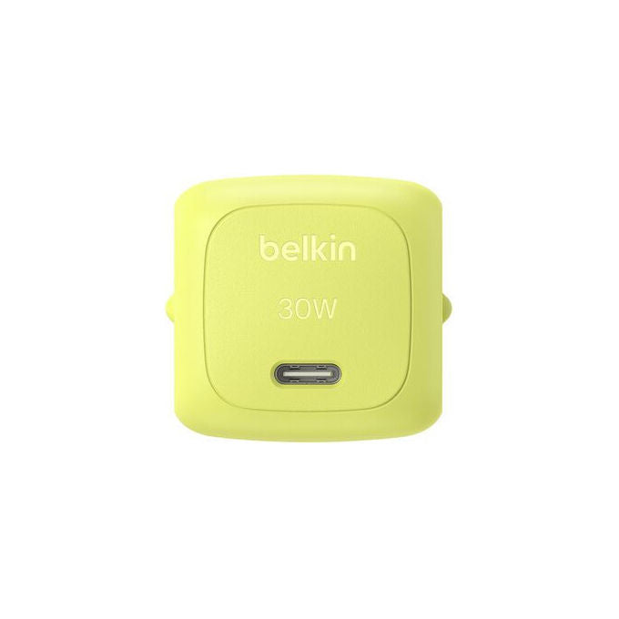 Belkin WCA008KQ2MGR-B6 BoostCharge Caricatore USB-C 30W PD con Cavo 2 m Tipo C a Tipo C colore Verde