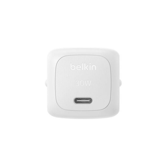Belkin WCA008KQ2MSL-B6 BoostCharge Caricatore USB-C 30W con GaN e Cavo Intrecciato 2 m colore Indaco