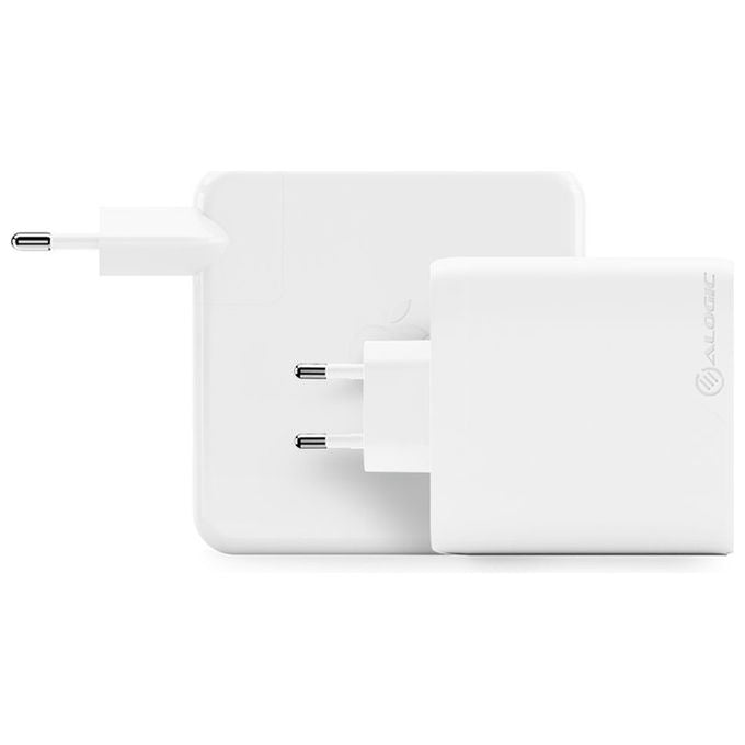 Alogic WCG4X100 EU Rapid Power Caricatore 4 Porte 100 W 2x USB C 2x USB A colore Bianco