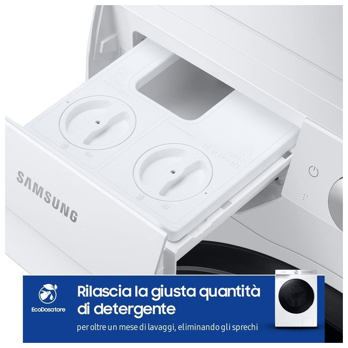 Samsung WD90T734ABH Lavasciuga AI Control UltraWash Ecolavaggio Ecodosatore Classe energetica E (B) Capacita' di carico 9-6 Kg Centrifuga 1400 giri Motore Digital Inverter Vapore Igenizzante