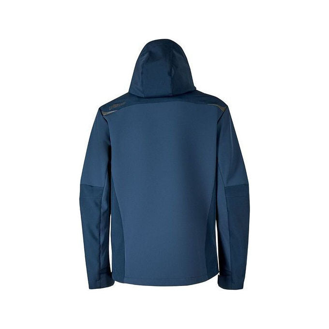 U-power DON'T WORRY... BE HAPPY! WFU340DB VERVE Giacca Softshell Idrorepellente con Cappuccio Removibile e Regolabile 96% Poliestere 4% Elastane colore Deep Blue