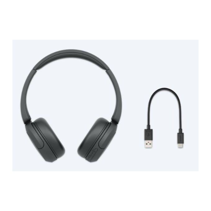 Sony Cuffie Bluetooth Wireless WH-CH520 Con Durata Fino a 50 Ore e Ricarica Rapida Design On-ear Colore Blu