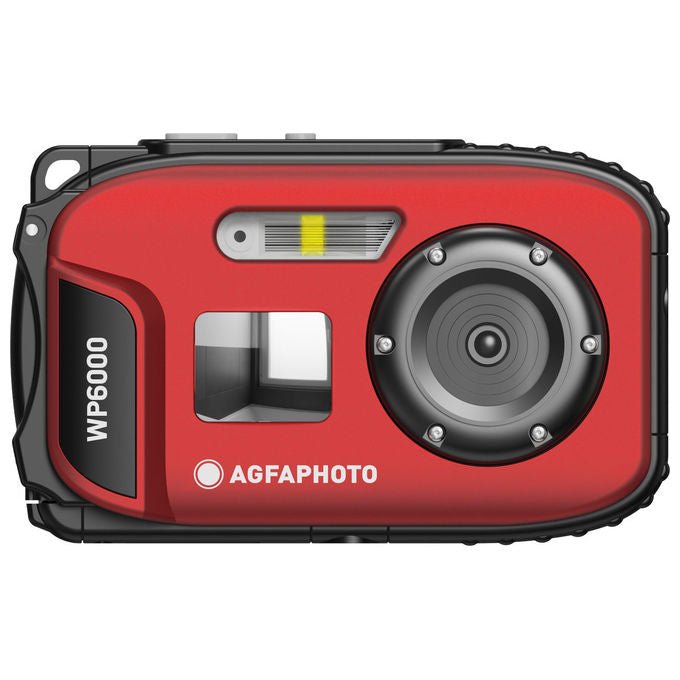 AgfaPhoto WP6000 Fotocamera digitale Impermeabile 18 MP Zoom 16x Colore Rosso