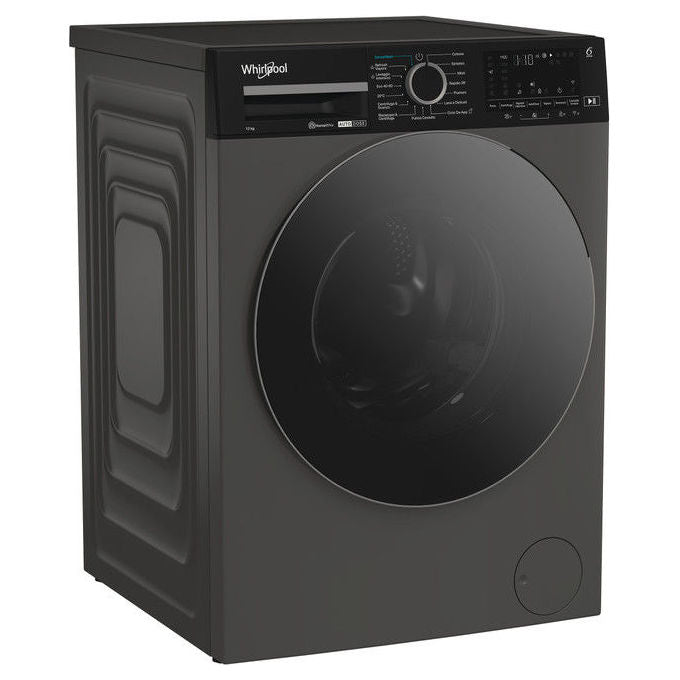 Whirlpool WPM 210G ADS IT Lavatrice Caricamento Frontale 12 Kg 1300 rpm Classe A Vapore Wi-Fi (60x63x84.5 cm) colore Grigio