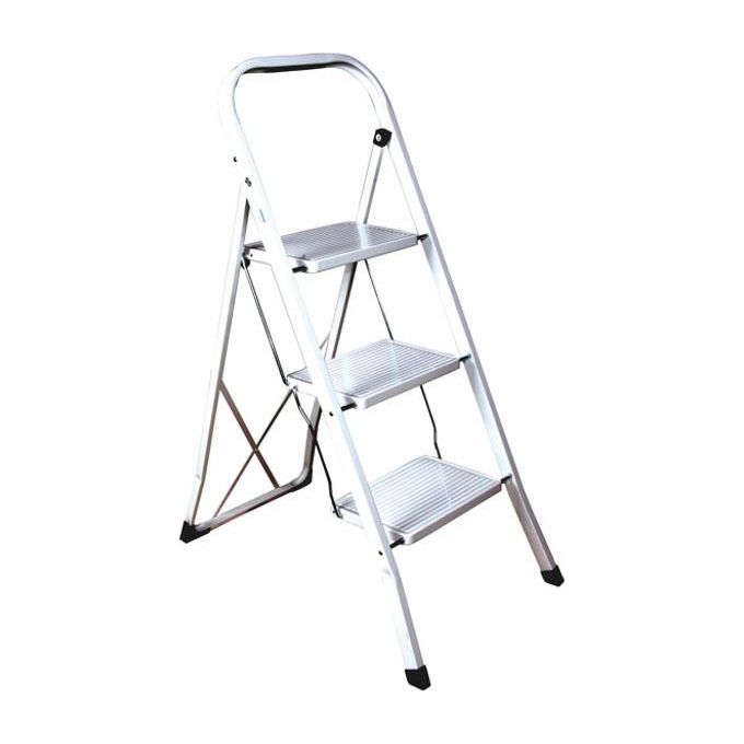 Xtra Sgabello Acciaio Thin 4 Gradini Larghi