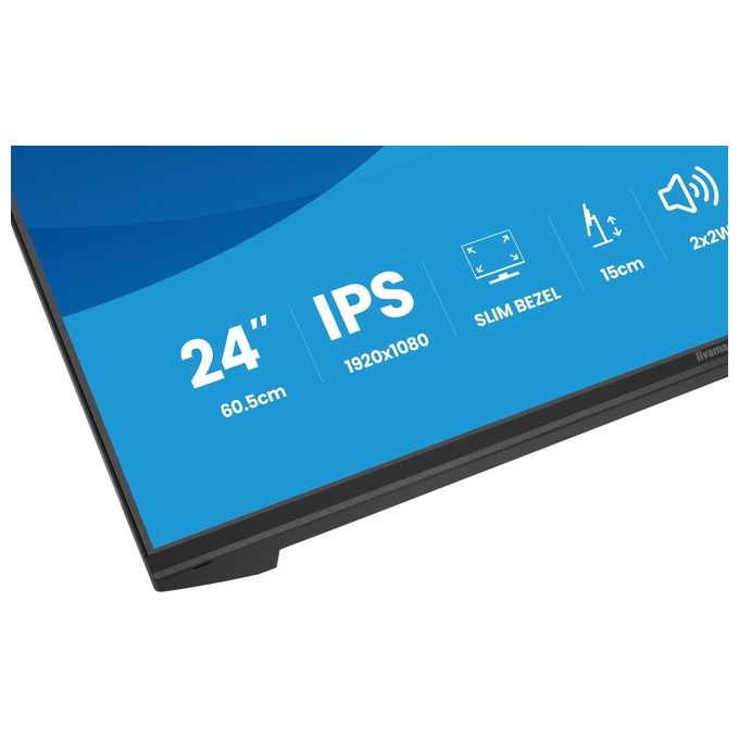 Iiyama XB2491HS-B1 ProLite Monitor PC 23,8'' Full HD 1920x1080 120Hz colore Nero