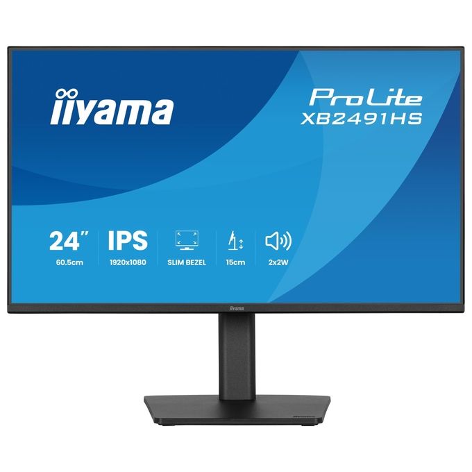 Iiyama XB2491HS-B1 ProLite Monitor PC 23,8'' Full HD 1920x1080 120Hz colore Nero