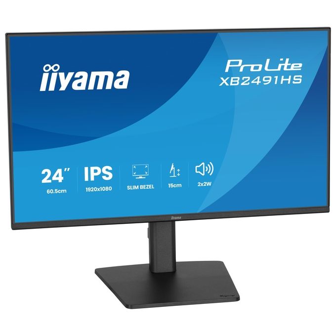 Iiyama XB2491HS-B1 ProLite Monitor PC 23,8'' Full HD 1920x1080 120Hz colore Nero