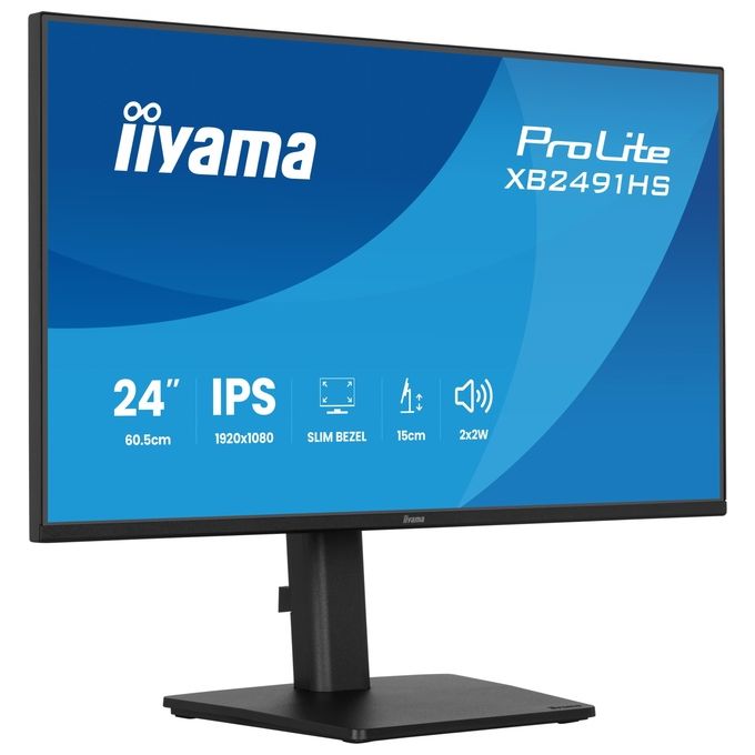 Iiyama XB2491HS-B1 ProLite Monitor PC 23,8'' Full HD 1920x1080 120Hz colore Nero