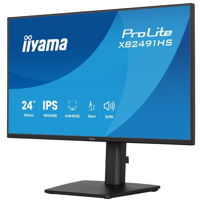Iiyama XB2491HS-B1 ProLite Monitor PC 23,8'' Full HD 1920x1080 120Hz colore Nero