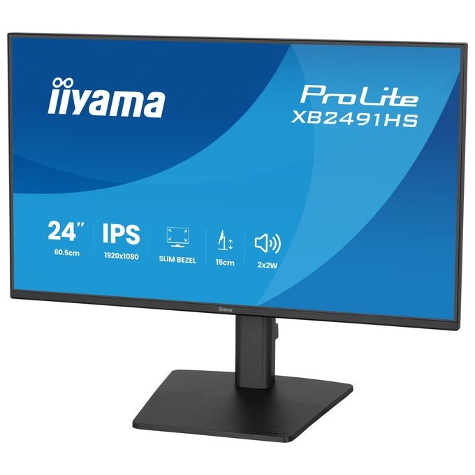 Iiyama XB2491HS-B1 ProLite Monitor PC 23,8'' Full HD 1920x1080 120Hz colore Nero