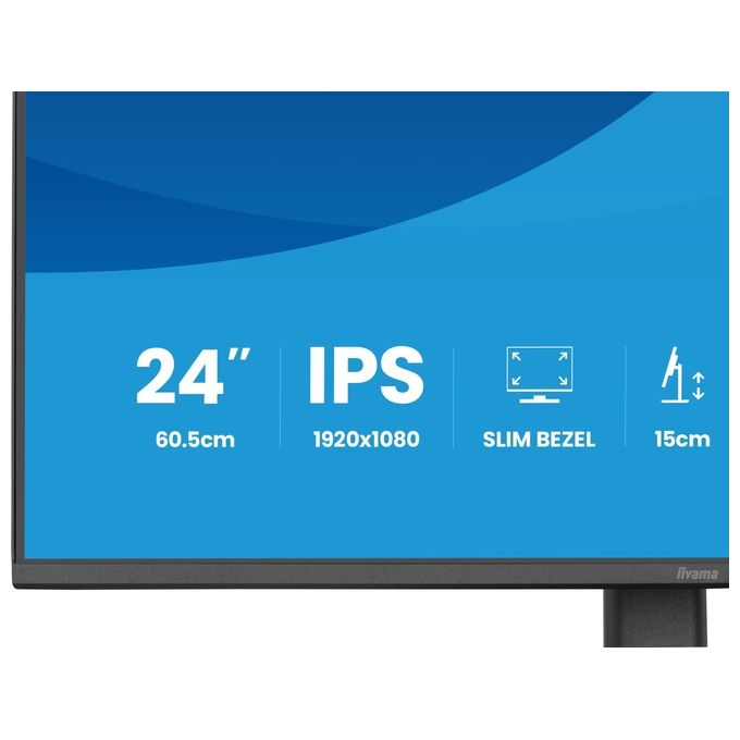 Iiyama XB2493HSU-B1 ProLite Monitor PC 60,5 cm (23.8'') Full HD 1920 x 1080 colore Nero
