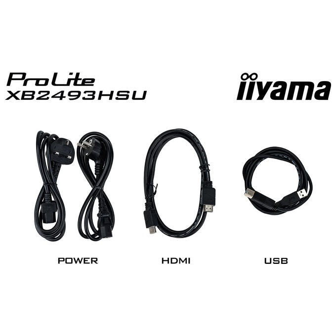 Iiyama XB2493HSU-B1 ProLite Monitor PC 60,5 cm (23.8'') Full HD 1920 x 1080 colore Nero