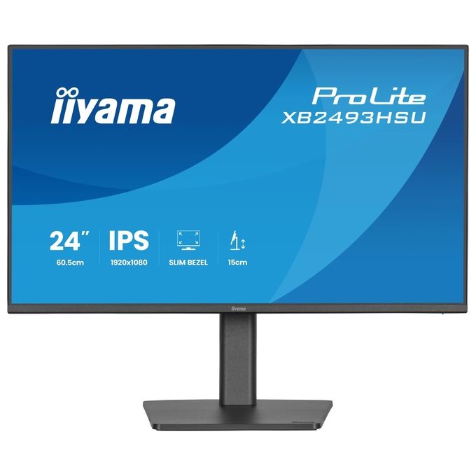 Iiyama XB2493HSU-B1 ProLite Monitor PC 60,5 cm (23.8'') Full HD 1920 x 1080 colore Nero