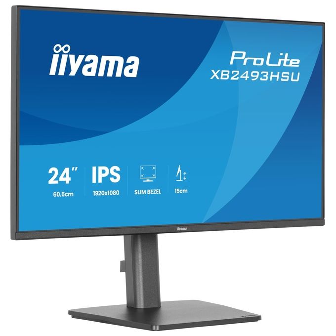 Iiyama XB2493HSU-B1 ProLite Monitor PC 60,5 cm (23.8'') Full HD 1920 x 1080 colore Nero