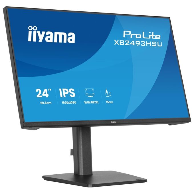 Iiyama XB2493HSU-B1 ProLite Monitor PC 60,5 cm (23.8'') Full HD 1920 x 1080 colore Nero