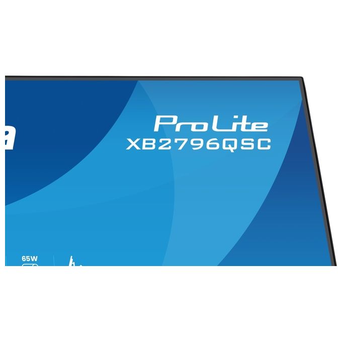 Iiyama XB2796QSC-B1 ProLite Monitor PC 27'' 2560 x 1440 Pixel IPS LED USB-C Hub Altoparlanti Integrati colore Nero