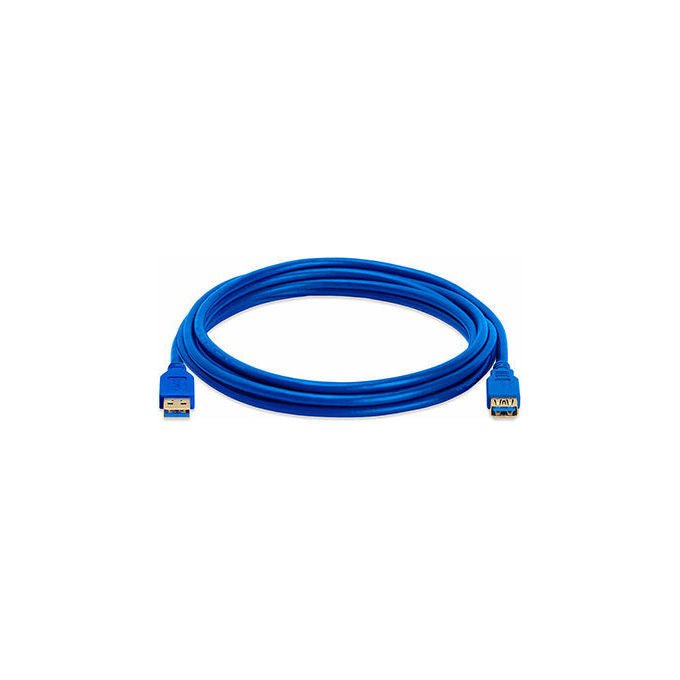 Hamlet XCU3A-MF30 Cavo Prolunga USB 3.0 Maschio Femmina 3 m Blu