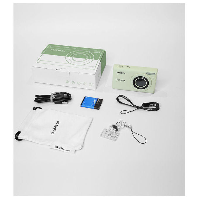 Yashica YAS-DGM100-MG DigiMate Fotocamera compatta 64 MP CMOS 18x zoom digitale 4K Ultra HD colore Verde