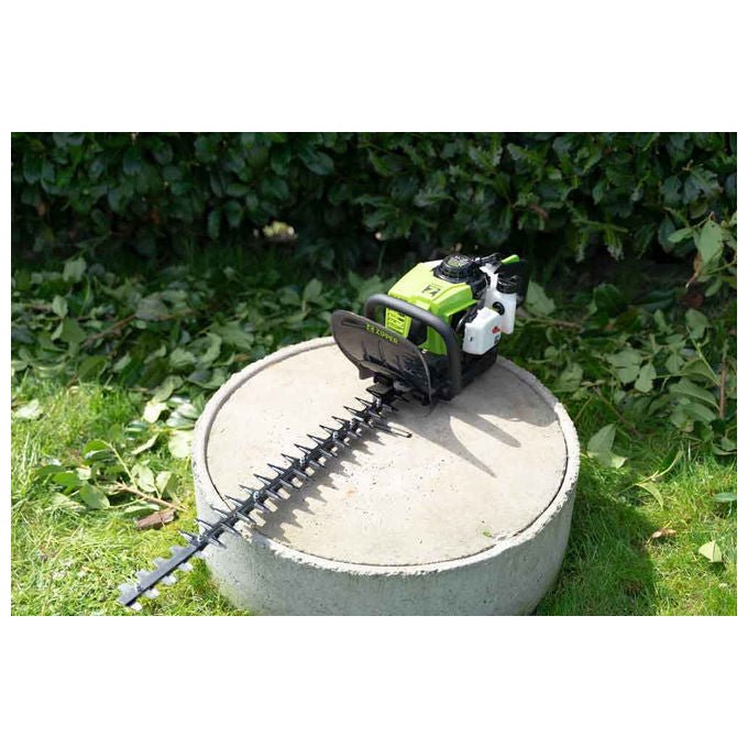 Zipper ZI-BHS2600 Benzinheckenschere Tagliasiepi a Scoppio 700 W 2-Tempi 600 mm colore Nero