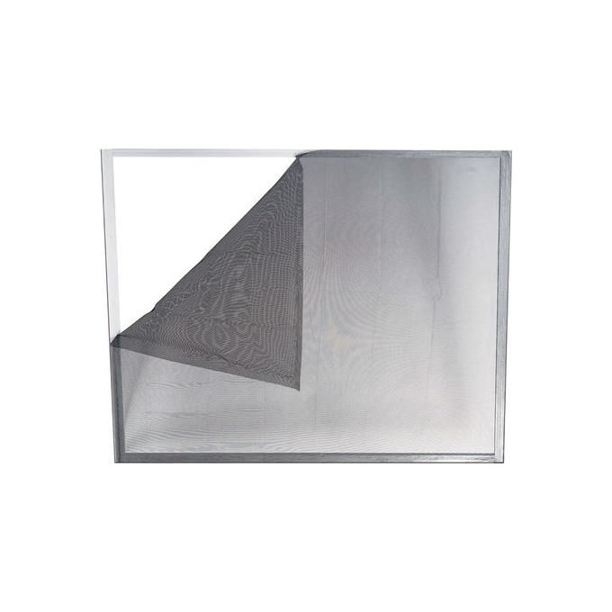 Irs Zanzariera Adesiva Attaca e Stacca per Grandi Superfici Grigio 300x150cm