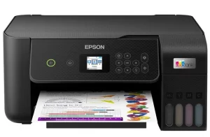 Epson EcoTank ET-2820 stampante Multifunzione A4 (stampa, copia, scansione) USB, Wi-Fi, Wi-Fi Direct, display LCD 3,7 cm, serbatoi flaconi alta capacità, Epson Smart Panel, fronte/retro, Nero 