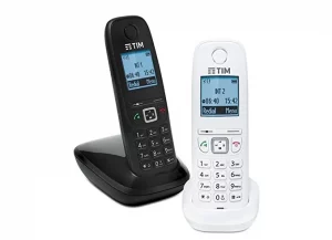 Gigaset As405 Telefono Cordless Facile Start Duo Black/White Tim 
