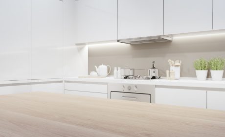 Cabinet,Of,Modern,Kitchen,In,Luxury,House.,Home,Interior,3d cappa