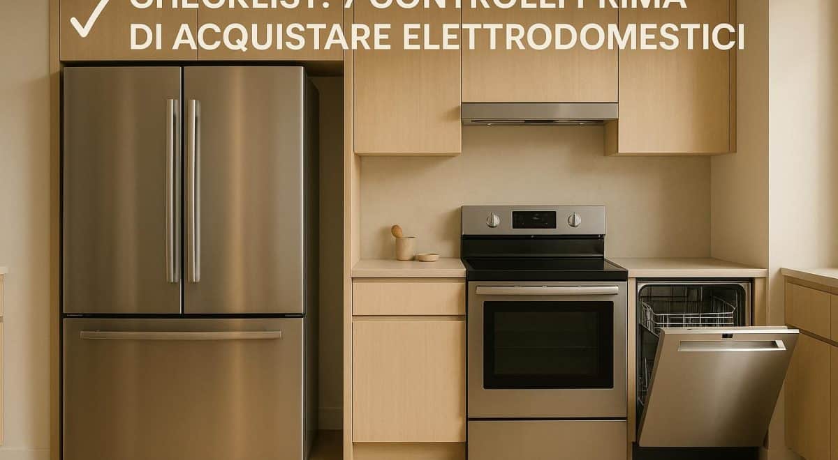 Checklist: 7 Controlli Prima di Acquistare Elettrodomestici