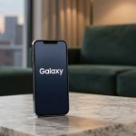 Samsung Galaxy su tavolino marmo