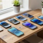Smartphone mid-range con scritta sotto i 300 su schermo