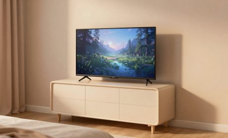 Camera da letto compatta con smart TV 43 pollici