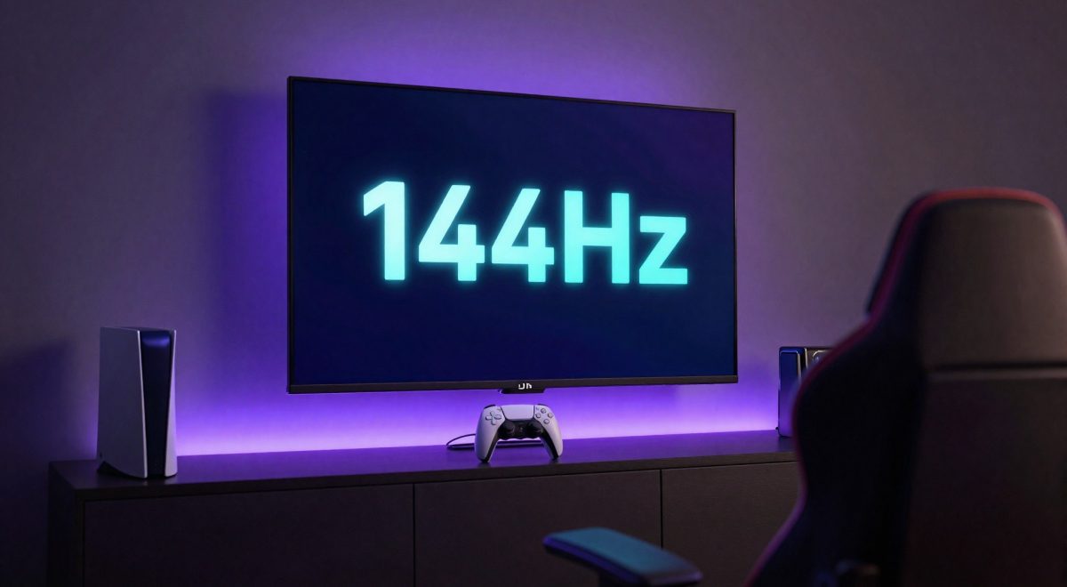 TV Mini LED gaming PS5 con 144Hz su schermo